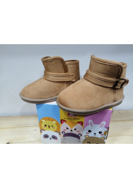 Yeni Sezon Kışlık Ayarlanabilir Tokalı Rahat Taban Pamuklu Çocuk Ev Terliği fırsatları