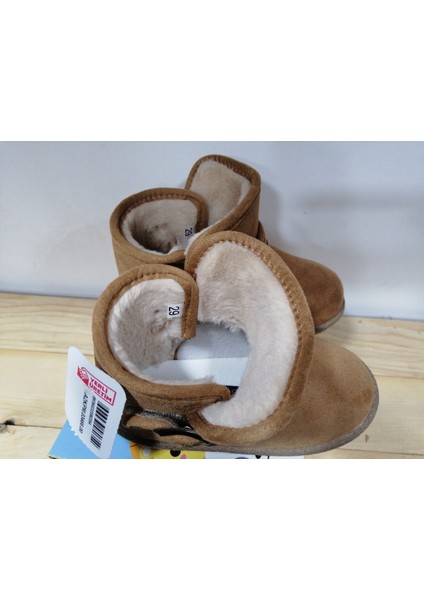 Yeni Sezon Kışlık Ayarlanabilir Tokalı Rahat Taban Pamuklu Çocuk Ev Terliği indirimleri