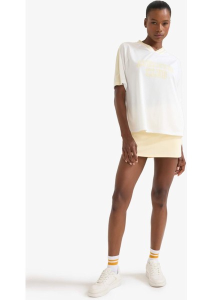 Standart Fit İçi Taytlı Mini Etek E3360AX25SM