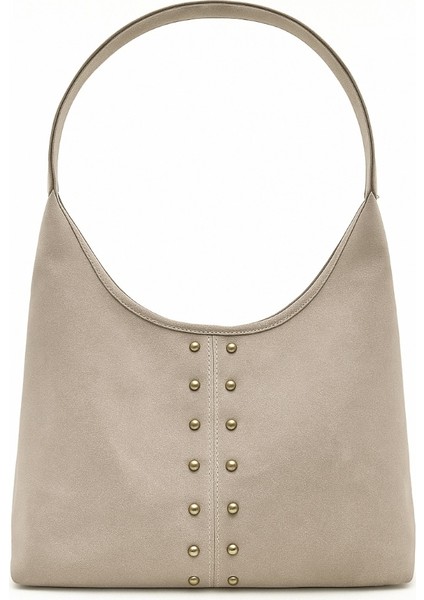 Trok Detaylı Süet Omuz Çantası Pablo