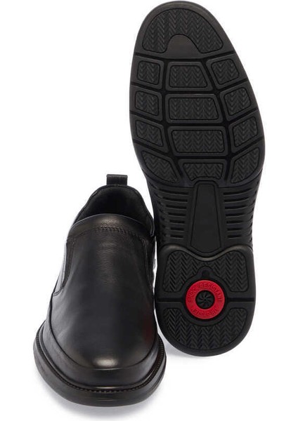 Siyah Hakiki Deri Erkek Casual Ayakkabı - E24S1AY57054-A23