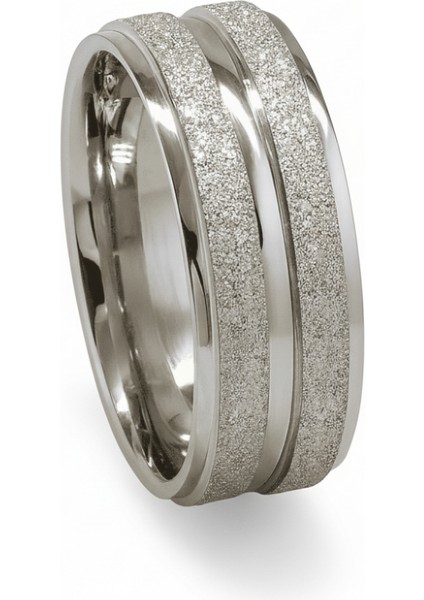 Gümüş Renk Modern Tasarım 316L Kalite Paslanmaz Kadın Çelik Yüzük Alyans - 14 Ölçü fırsatları