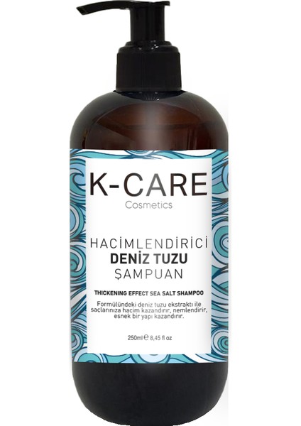 K K-Care Cosmetics Hacim Veren Deniz Tuzu Şampuanı 250 ml