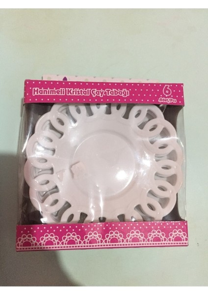 Çay Tabağı Kırılmaz 6 Adet ROYALEKS-TM739