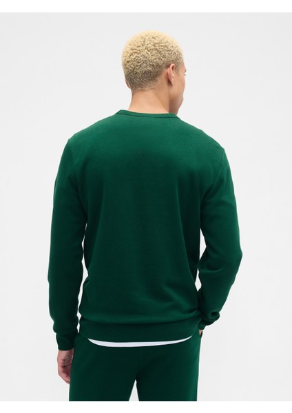 Erkek Koyu Yeşil Gap Logo Fleece Sweatshirt fırsatları