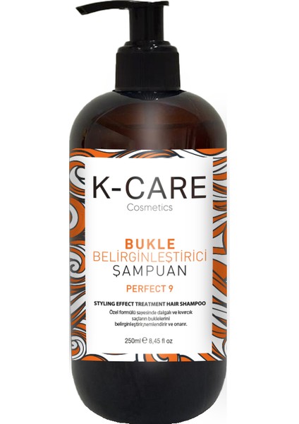 K K-Care Cosmetics Kıvırcık Saçlar Için Bukle Belirginleştirici Şampuan 250 ml