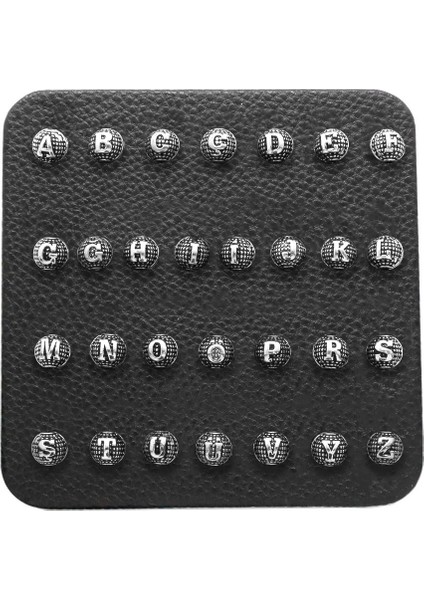 Isme Özel Küre Kesim Kararmaz Metal Harf Tesbih Tanesi fiyatları