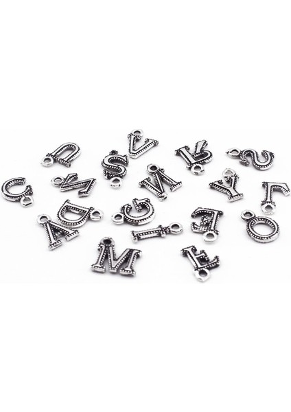 Isme Özel 925 Ayar Gümüş Harf Püskül Ucu fırsatları