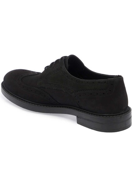 Siyah Hakiki Deri Erkek Klasik Ayakkabı - E24S1AY56985-A64