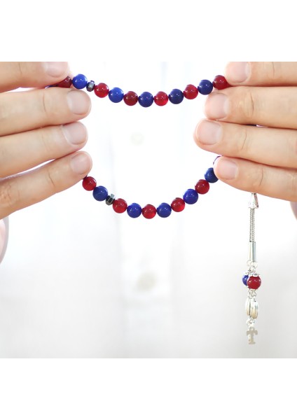 Kararmaz Metal Isme Özel Harf Püsküllü Küre Kesim Bordo Mavi Jade Doğaltaş Taraftar Tesbih modelleri