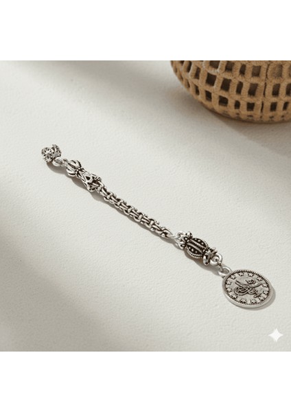 Mecidiye Temalı Arnavut Zincirli Tek Kamçılı Kararmaz Metal Püskül fiyatları