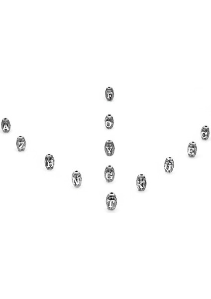 Isme Özel Arpa Kesim Kararmaz Metal Harf Tesbih Tanesi fırsatları