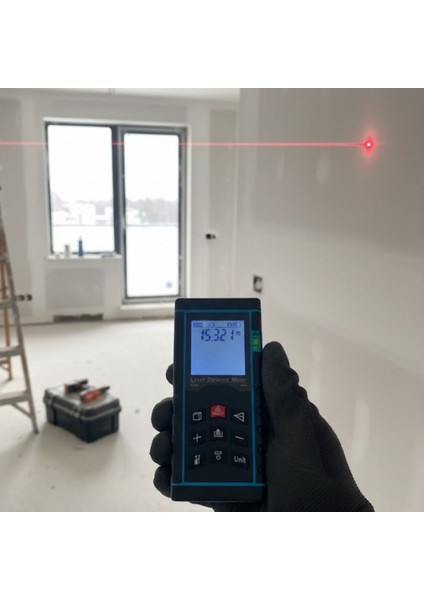 Buffer® Profesyonel 40 Metre Dijital Lazer Metre Ölçüm Cihazı-Lcd Ekranlı,su Terazili,pisagor Ölçüm Fonksiyonlu,20 Kayıt Hafızalı,hassas Lazer Ölçer fırsatları