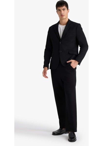 Regular Fit Beli Bağcıklı Düz Paça Cepli Eşofman Altı