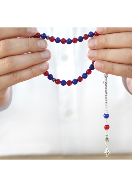 Kararmaz Metal Arnavut Zincir Püsküllü Küre Kesim Bordo Mavi Jade Doğaltaş Taraftar Tesbih M1 modelleri