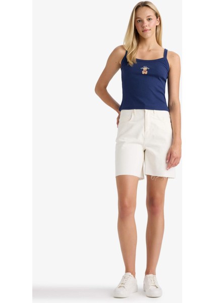 Baskılı Ribana Atlet F6051AX25AU