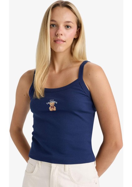 Baskılı Ribana Atlet F6051AX25AU