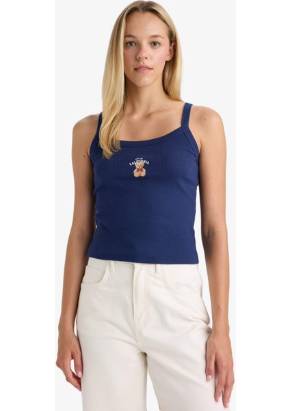 Baskılı Ribana Atlet F6051AX25AU