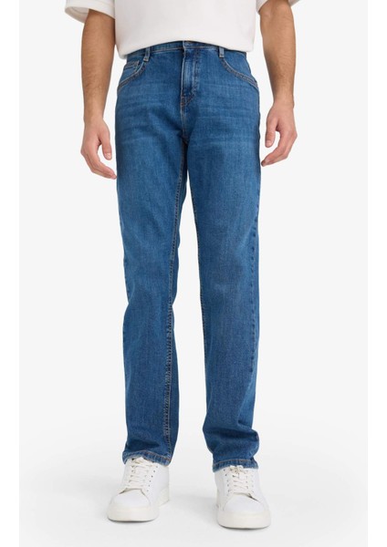 Sergio Regular Fit Normal Kalıp Normal Bel Boru Paça Jean Pantolon A6948AX25AU