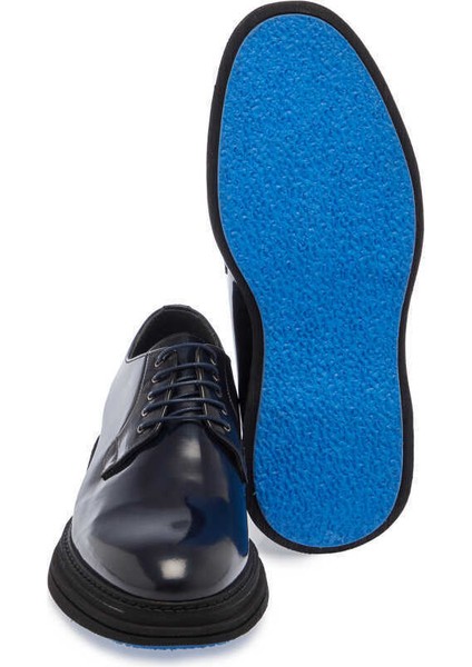 Lacivert Hakiki Deri Erkek Klasik Ayakkabı - E24S1AY56998-G70