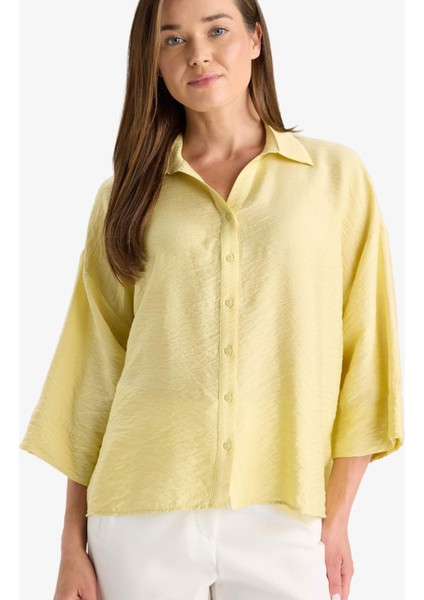 Regular Fit Uzun Kollu Gömlek F6112AX25SM