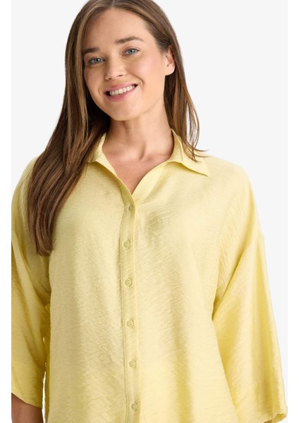 Regular Fit Uzun Kollu Gömlek F6112AX25SM