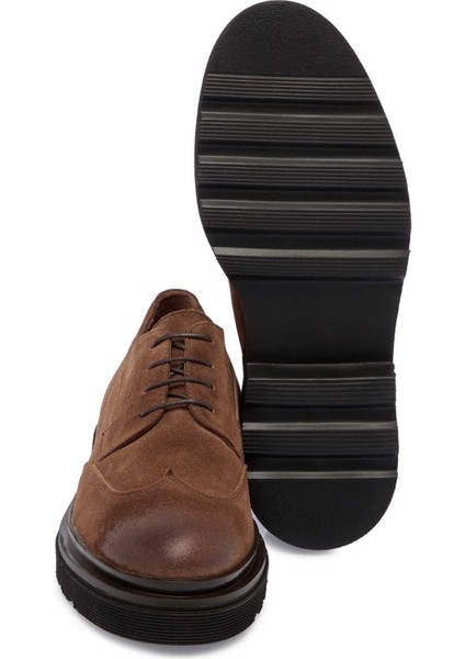 Taba Hakiki Süet Deri Erkek Casual Ayakkabı - E24S1AY57043-K59