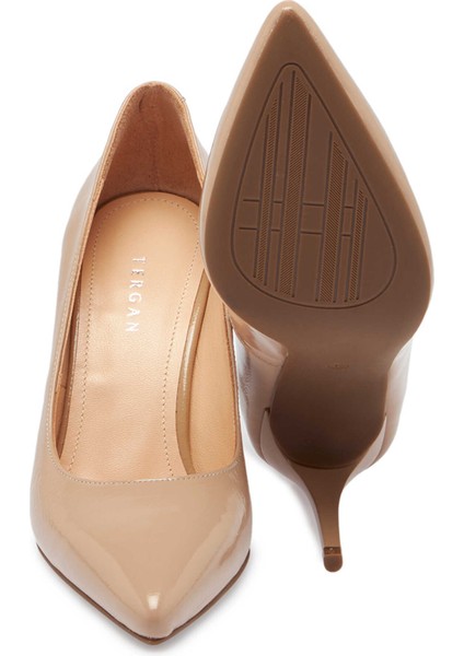Nude Hakiki Deri Kadın Stiletto - K24S1AY67599-M3G