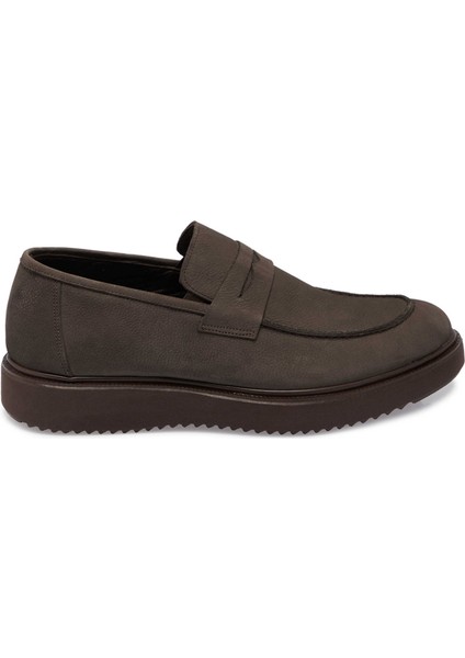 Vizon Hakiki Deri Erkek Casual Ayakkabı - E24S1AY56944-B21
