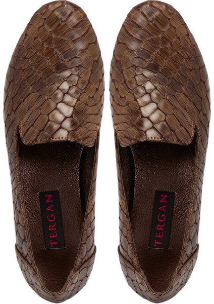 Vizon Hakiki Deri Kadın Topuklu Ayakkabı - K24S1AY67543-N2P