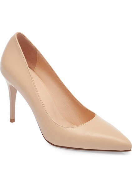Bej Hakiki Deri Kadın Stiletto - K24S1AY67599-A25 indirimleri
