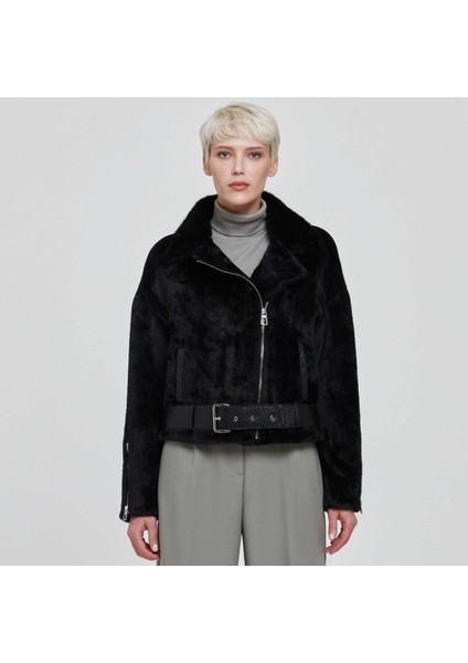 Siyah Tekstil-Kürk Kadın Kürk Mont - K22KKM320310-R32 fırsatları