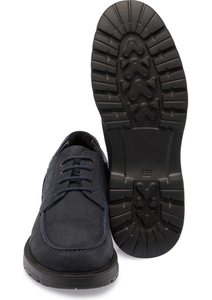 Lacivert Hakiki Deri Erkek Klasik Ayakkabı - E24S1AY56940-C39