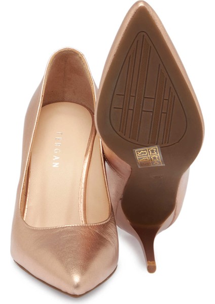 Pembe Hakiki Deri Kadın Stiletto - K24S1AY67599-U2L