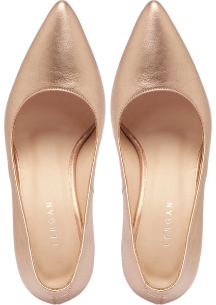 Pembe Hakiki Deri Kadın Stiletto - K24S1AY67599-U2L