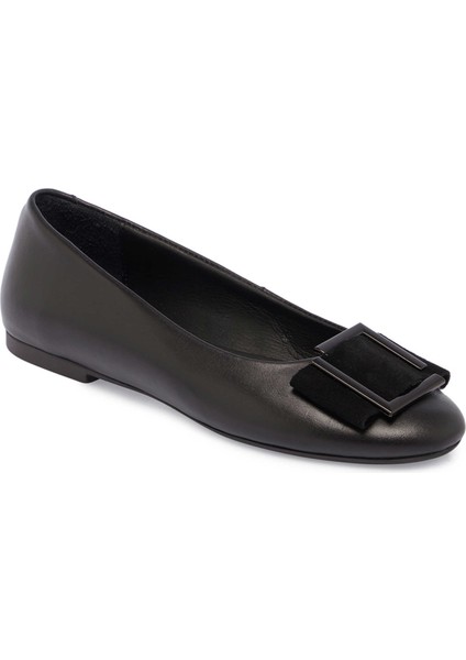 Siyah Hakiki Deri Kadın Babet - K24S1BB67718-A23 indirimleri