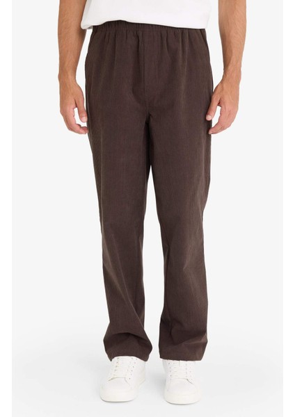 Wide Leg Geniş Paça Fitilli Kadife Pantolon F2042AX25WN