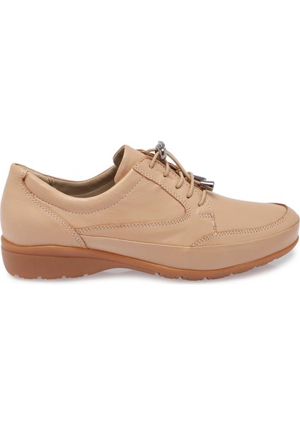 Nude Hakiki Deri Kadın Casual Ayakkabı - K24S1AY67626-Q9J