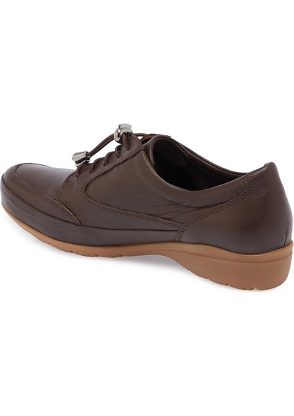 Kahve Hakiki Deri Kadın Casual Ayakkabı - K24S1AY67626-A24 indirimleri
