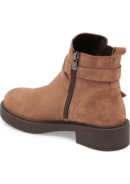 Taba Hakiki Süet Deri Kadın Casual Bot - K24K1BT67564-K59