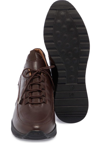Kahve Hakiki Deri Kadın Sneaker - K24S1AY67512-A24