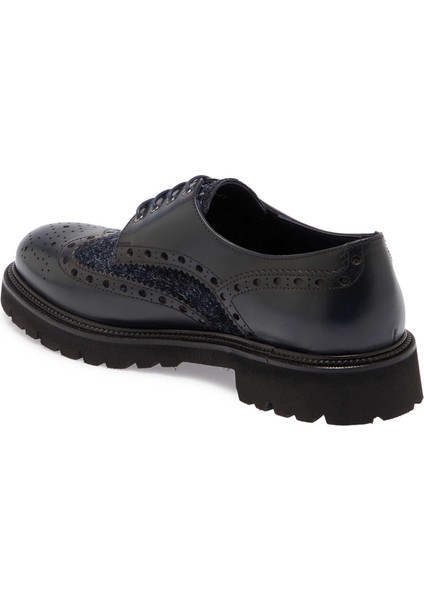 Lacivert Hakiki Deri Erkek Klasik Ayakkabı - E24S1AY57065-J0T