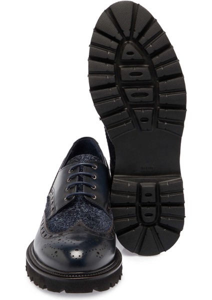 Lacivert Hakiki Deri Erkek Klasik Ayakkabı - E24S1AY57065-J0T