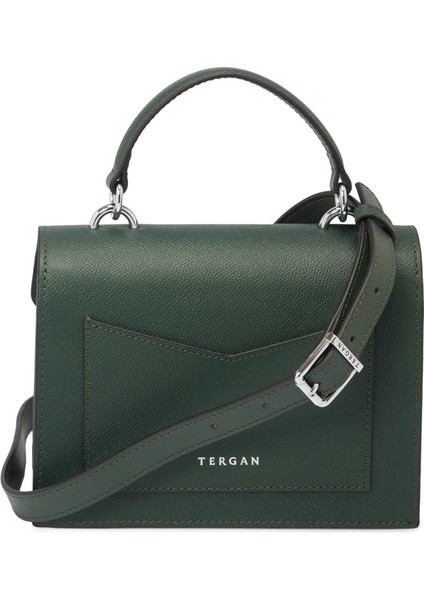 Yeşil Hakiki Deri Kadın El Çantası - S24K1BC80266-D3A