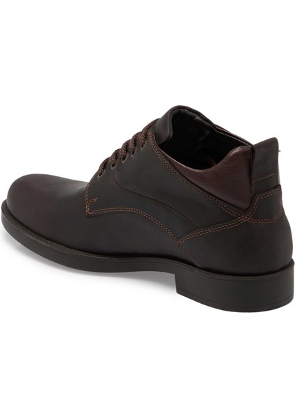 Kahve Hakiki Nubuk Deri Erkek Casual Bot - E24K1BT57087-Q44