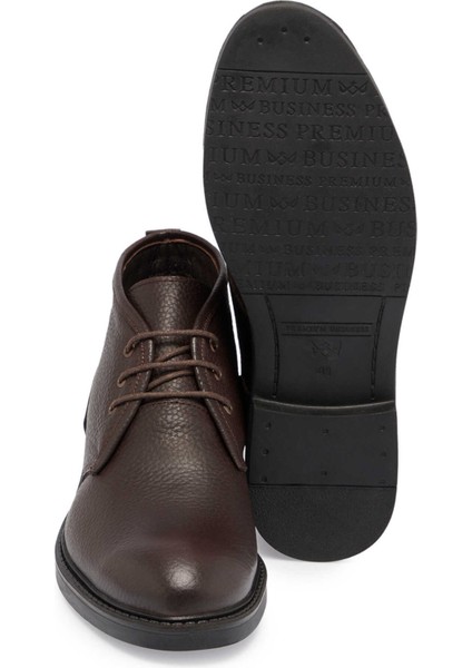 Kahve Hakiki Deri Erkek Klasik Bot - E24K1BT56988-A42