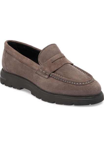Bej Hakiki Süet Deri Erkek Loafer - E24S1AY56930-T86 indirimleri