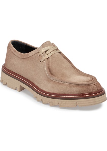 Vizon Hakiki Süet Deri Erkek Casual Ayakkabı - E24S1AY56978-A02