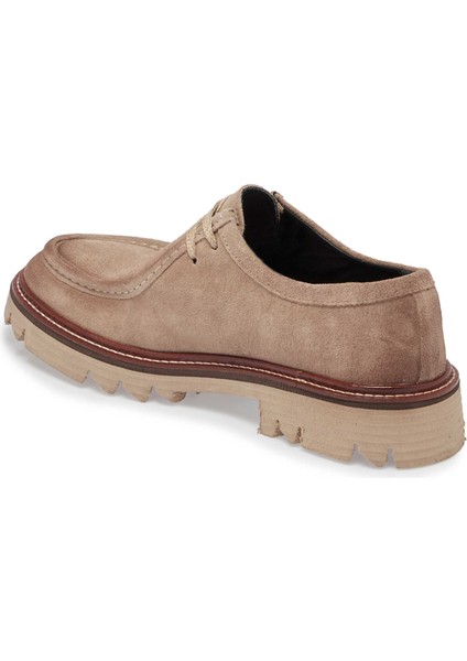 Vizon Hakiki Süet Deri Erkek Casual Ayakkabı - E24S1AY56978-A02