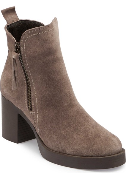 Vizon Hakiki Süet Deri Kadın Casual Bot - K24K1BT67563-A02 indirimleri